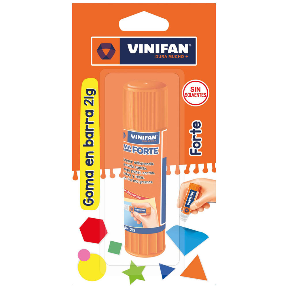 Goma en Barra VINIFAN Forte Naranja Tubo 21g