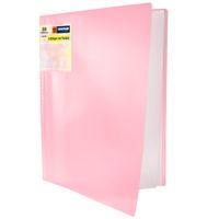 Catálogo con Fundas VINIFAN A4 Color Rosa Pastel 20un