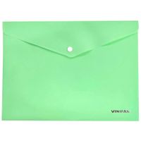 Sobre VINIFAN con Broche Color Verde Pastel 1un