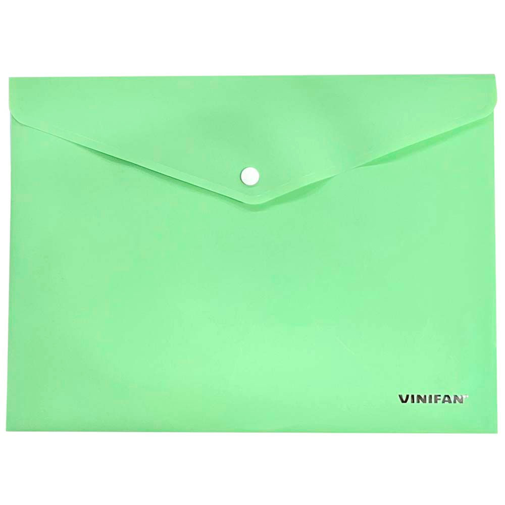 Sobre VINIFAN con Broche Color Verde Pastel 1un