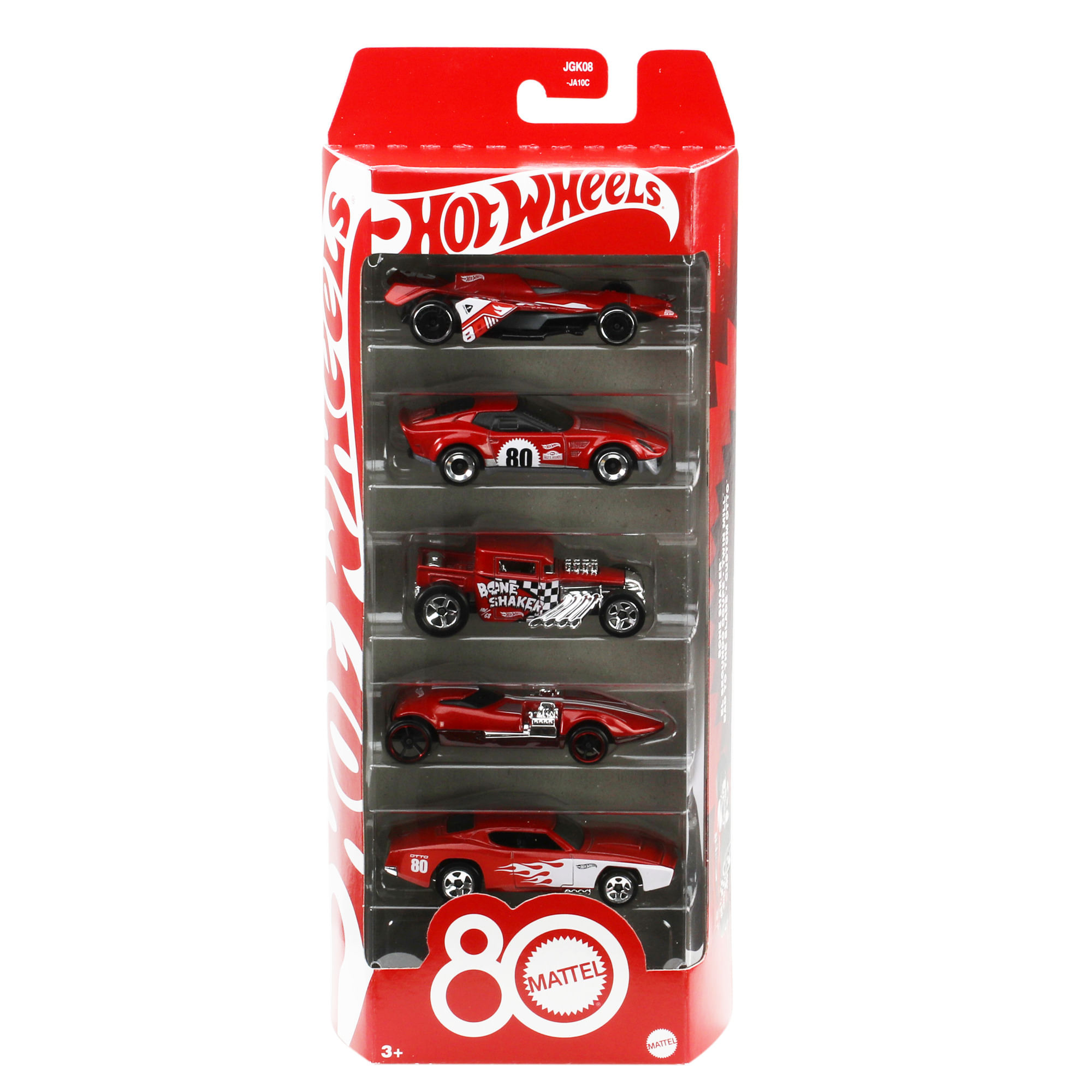 Pack de 5 Autos Hot Wheels MATTEL (Modelos Aleatorios)