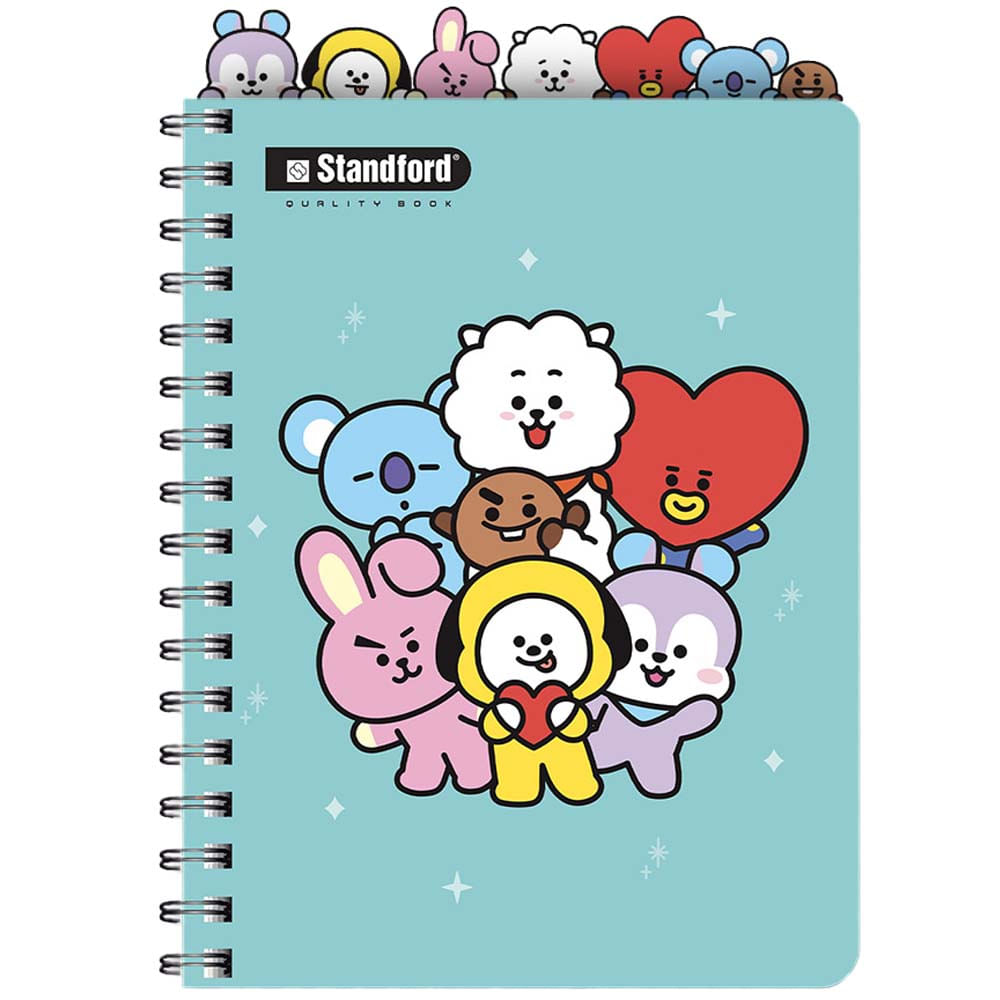 Cuaderno STANDFORD Anillado A5 BT21 160 Hojas