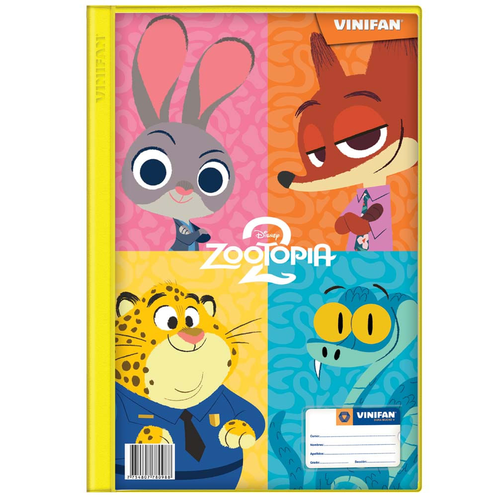 Folder VINIFAN Fantasia A4 Zootopia