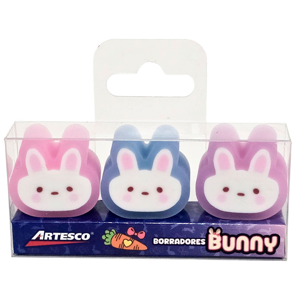 Borrador ARTESCO Bunny Blíster 3un