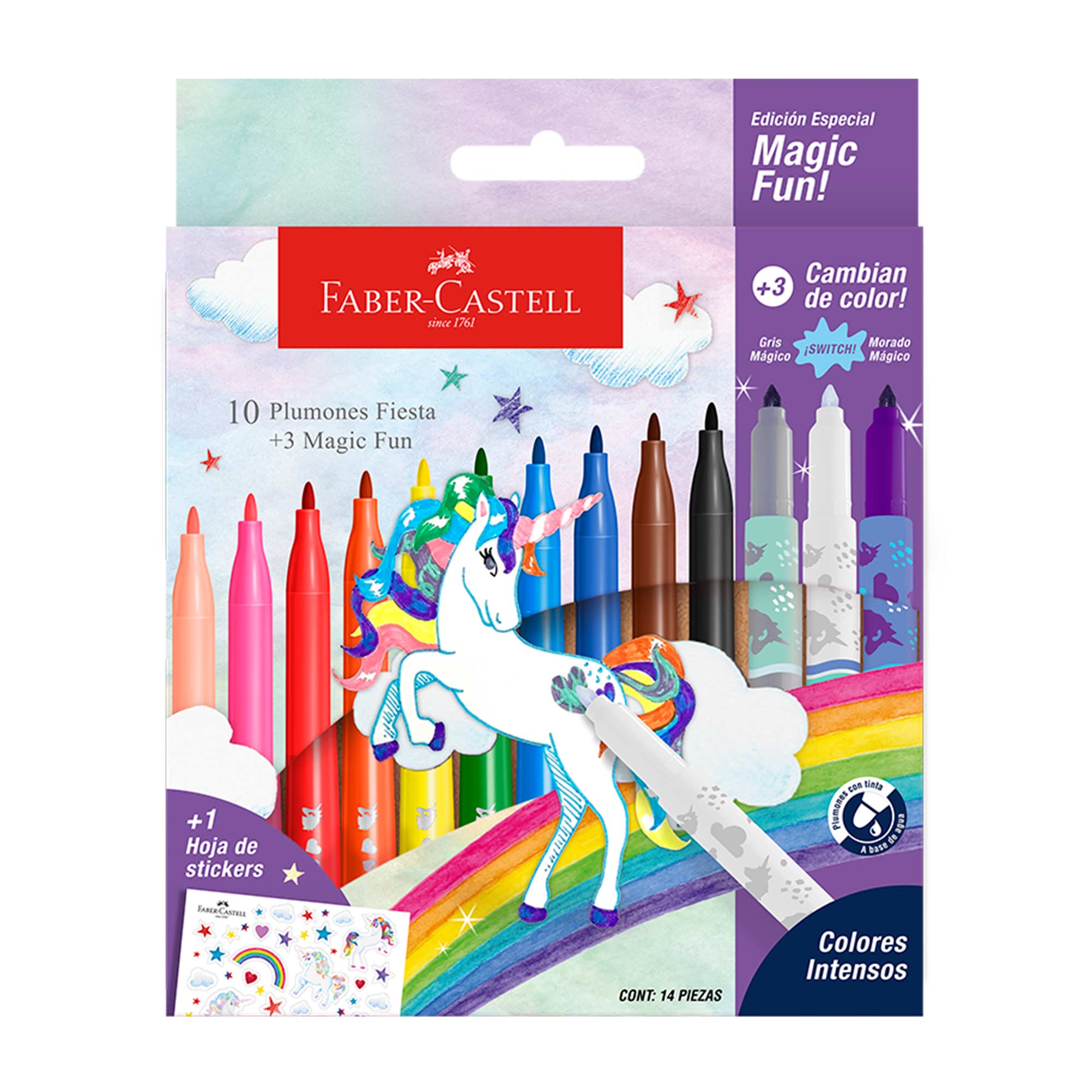 FABER CASTELL Marcador Unic Fiesta 45+3 Marc