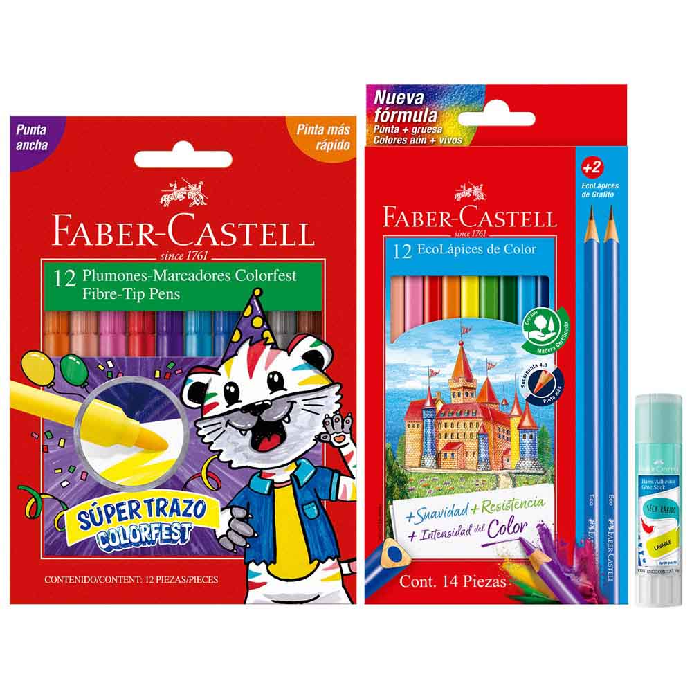 FABER CASTELL Pack Colorfest 2