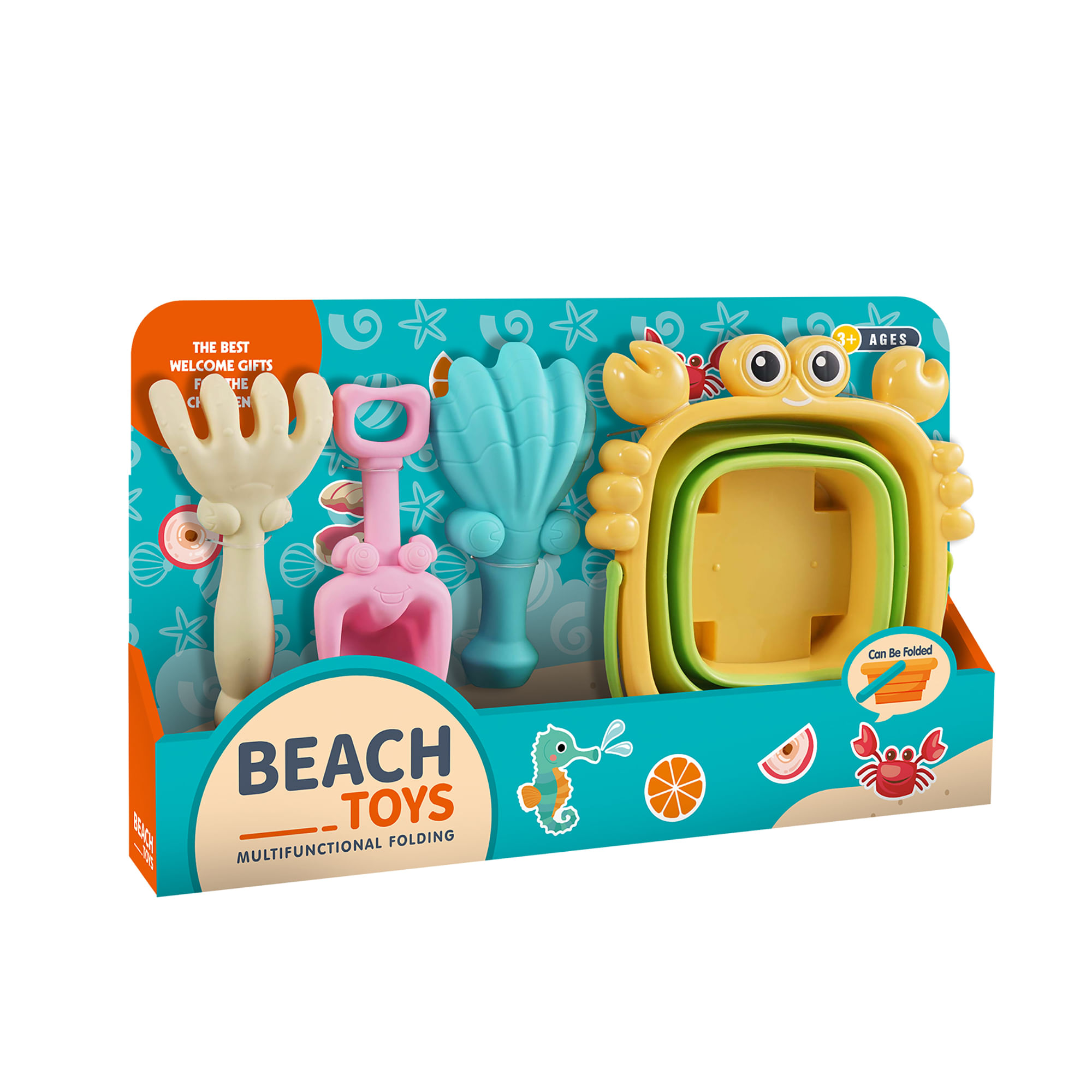 Set de Playa BRIGHT Dino 4 Piezas
