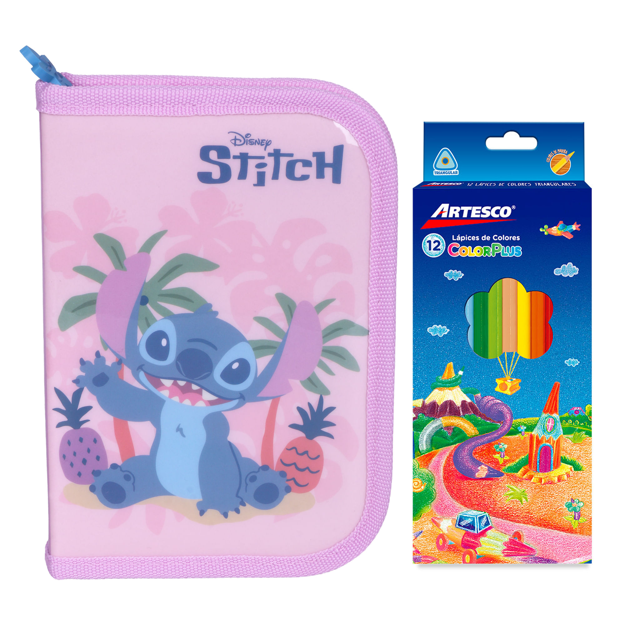 Cartuchera ARTESCO Tp Libro Stitch Cox12