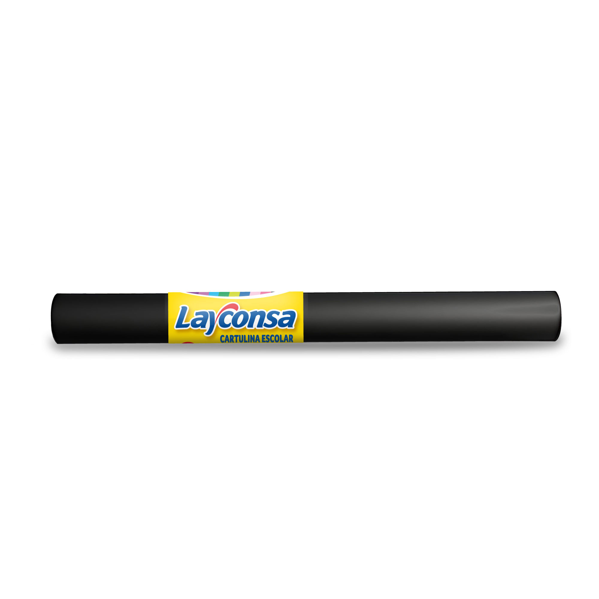 LAYCONSA Cartulina Escolar Negra Rllx2