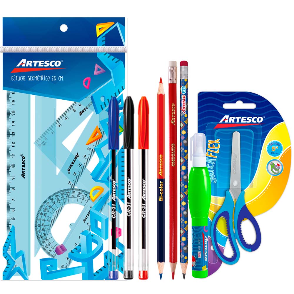 Pack Escolar ARTESCO Primaria Paquete 1