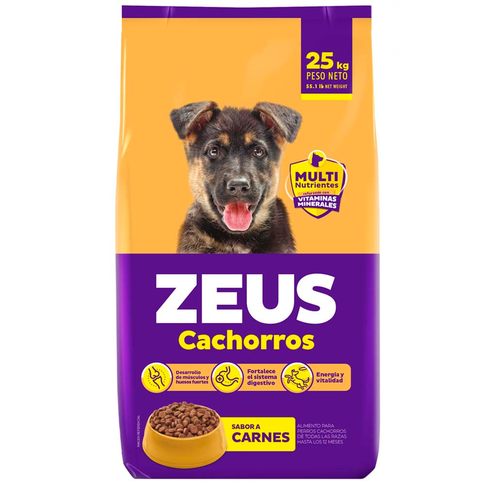 Comida para Perros ZEUS Cachorros de Todas las Razas 25kg