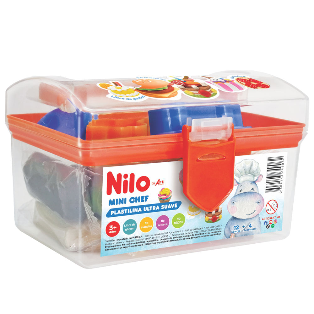 Ac ARTICREATIVO Nilo Cofre 12 Plast + Accesorios