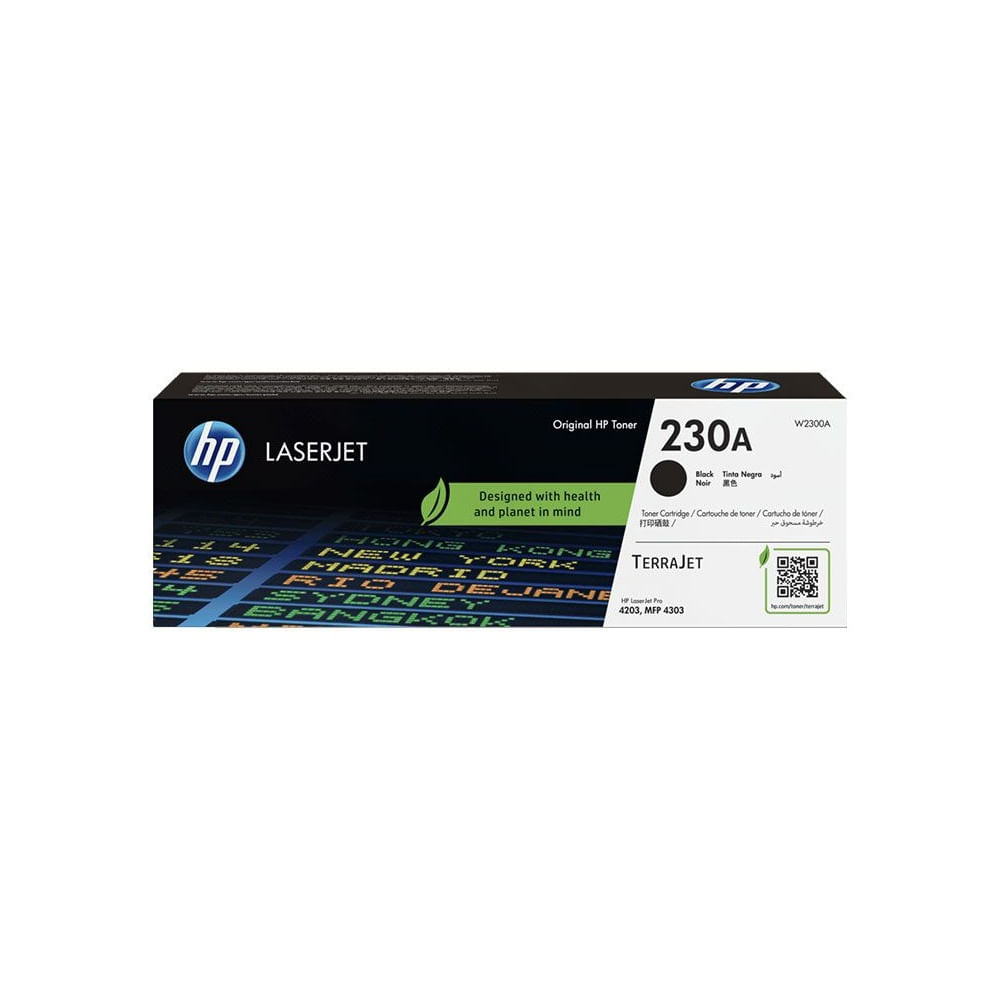 TONER HP 230A W2300A NEGRO LJ4303FDW 2000 PAGINAS