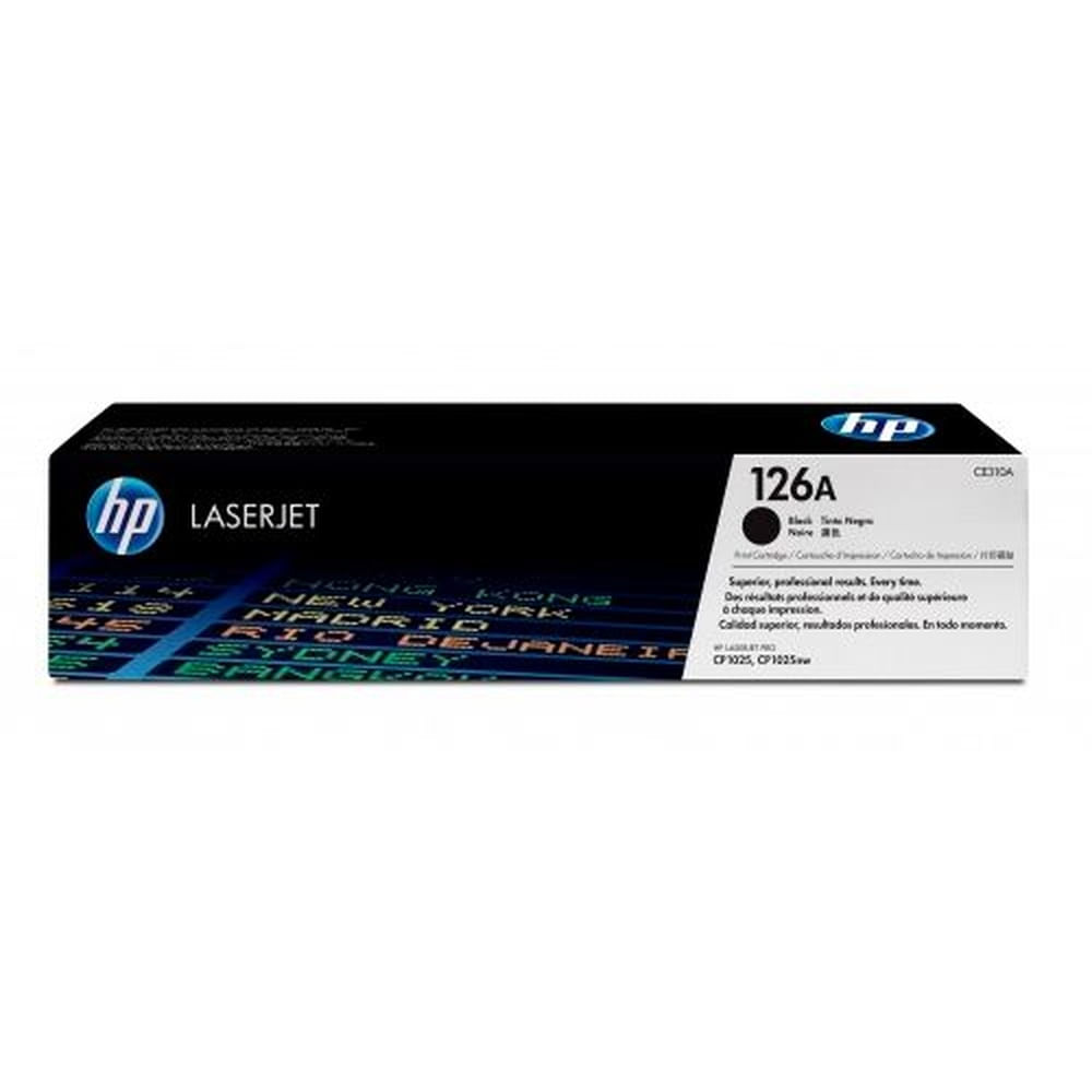 TONER HP 126A CE310A NEGRO LJ CP1025 1200 PG