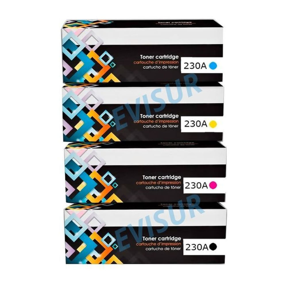 TONER COMPATIBLE HP 230A PACK COMPLETO