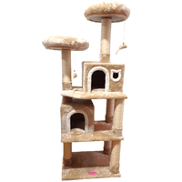 Rascador Gimnasio para Gatos Discovery Pets Anthony Cinco Pisos Beige