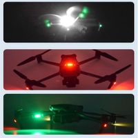 Dron E88 PRO 4K + Luz LED RGB Cámara HD Plegable WiFi Genieka