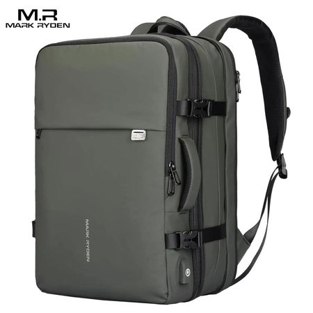 Mochila Mark Ryden Modelo Travel Viajera Expandible MR8057 Verde