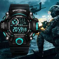 Reloj Digital Hombre Deportivo Pulsera Multifunción Aventura Genieka