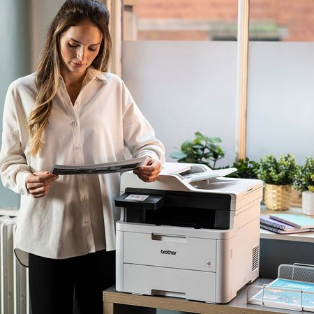 Impresora Multifuncional Brother DCP-L3560CDW Láser Color WiFi Dúplex A4