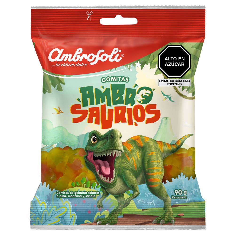Gomitas AMBROSOLI Ambrosaurios Bolsa 90g