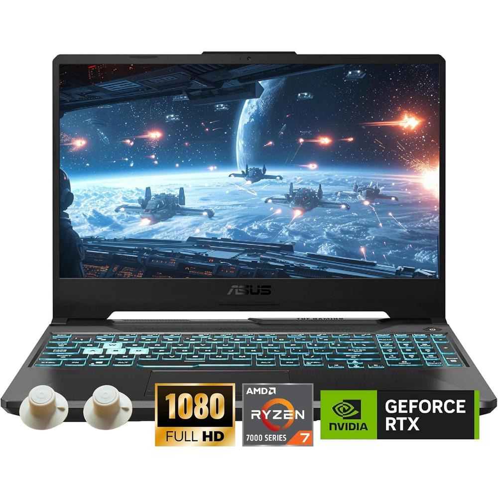 ASUS TUF A15 Laptop Gaming 15.6"" Ryzen 7 RTX 3050 64GB 1TB SSD | Negro (TECLADO INGLES)