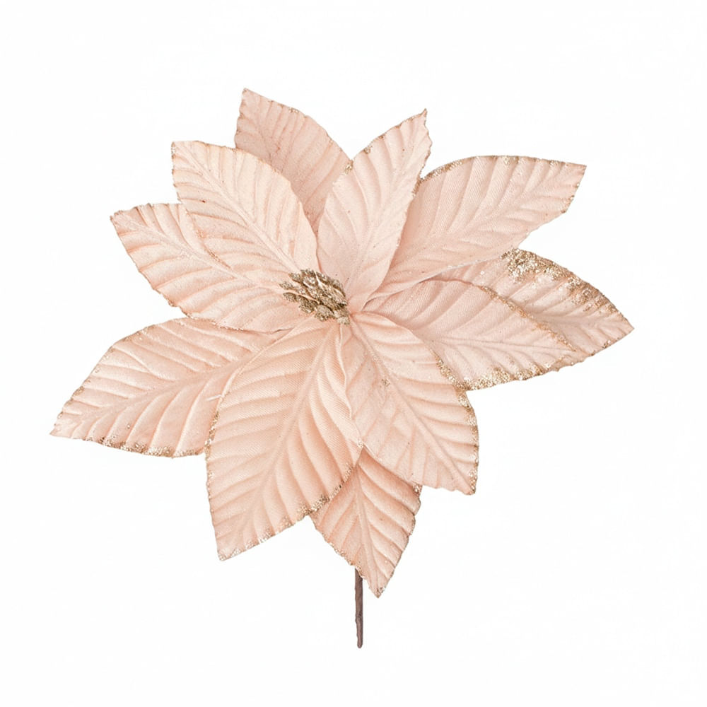 SETX4 FLORES POINSETTIAS 36CM PVC SURTIDOS