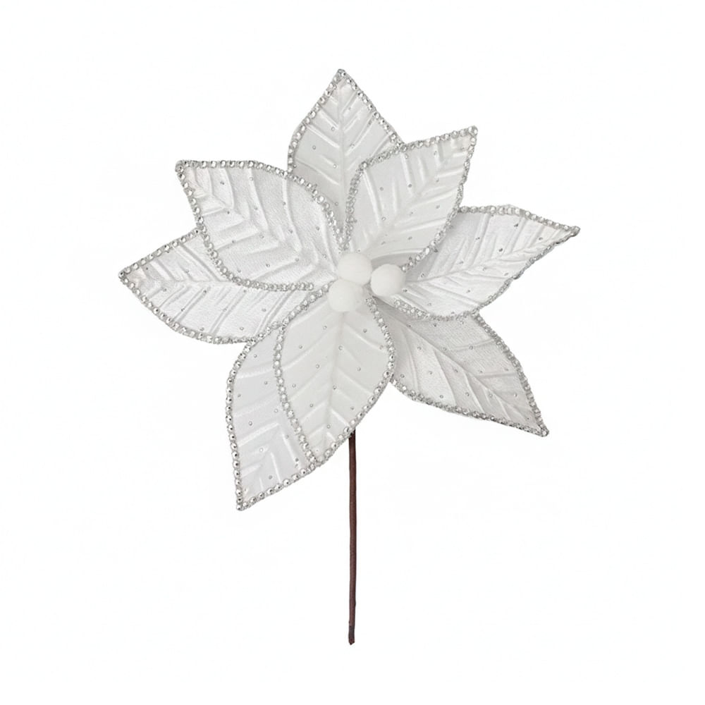 SETX3 FLORES POINSETTIAS 35CM PVC