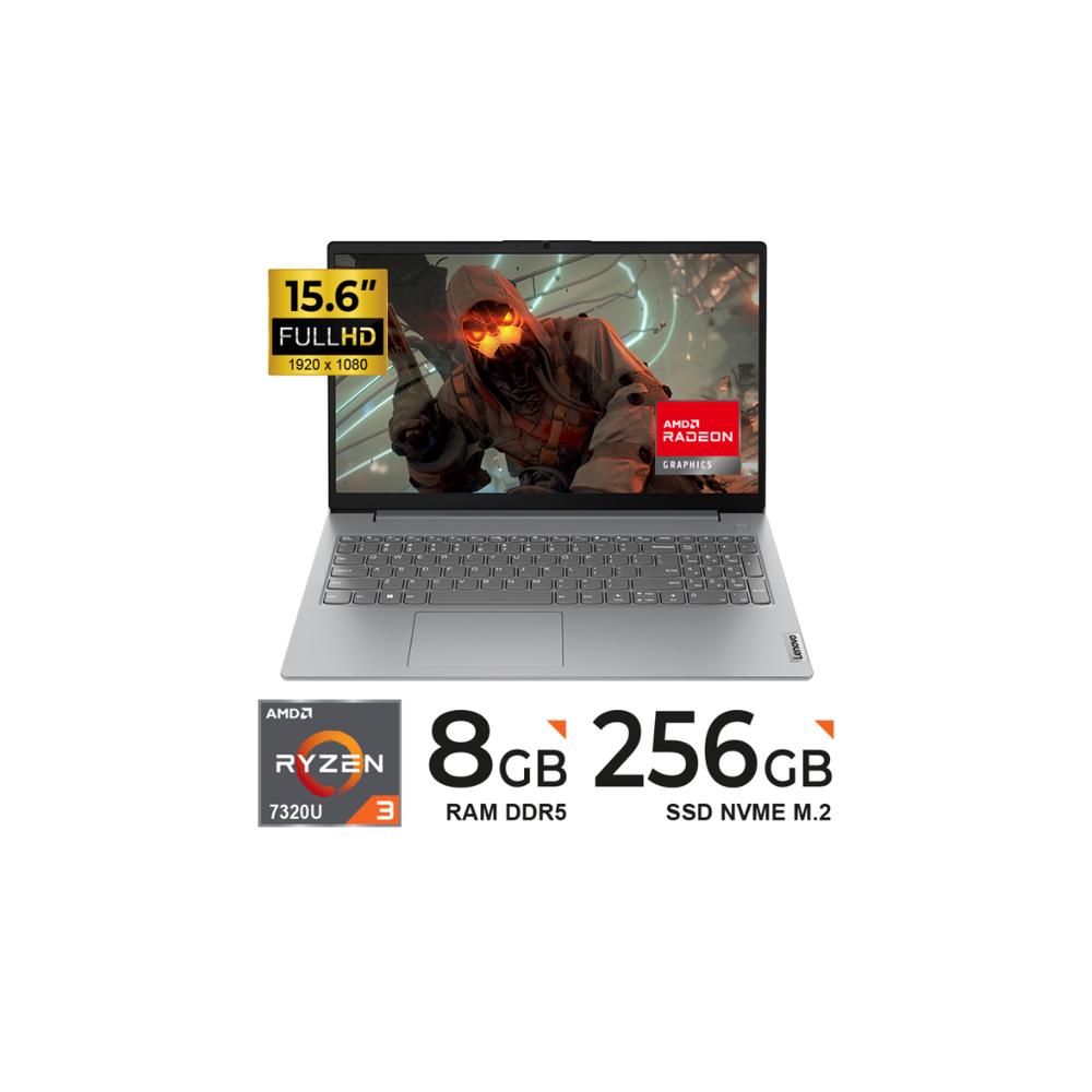 Laptop Lenovo V15 G4 AMN 15.6 FHD AMD Ryzen 3 7320U 8GB DDR5 256GB SSD FreeDOS