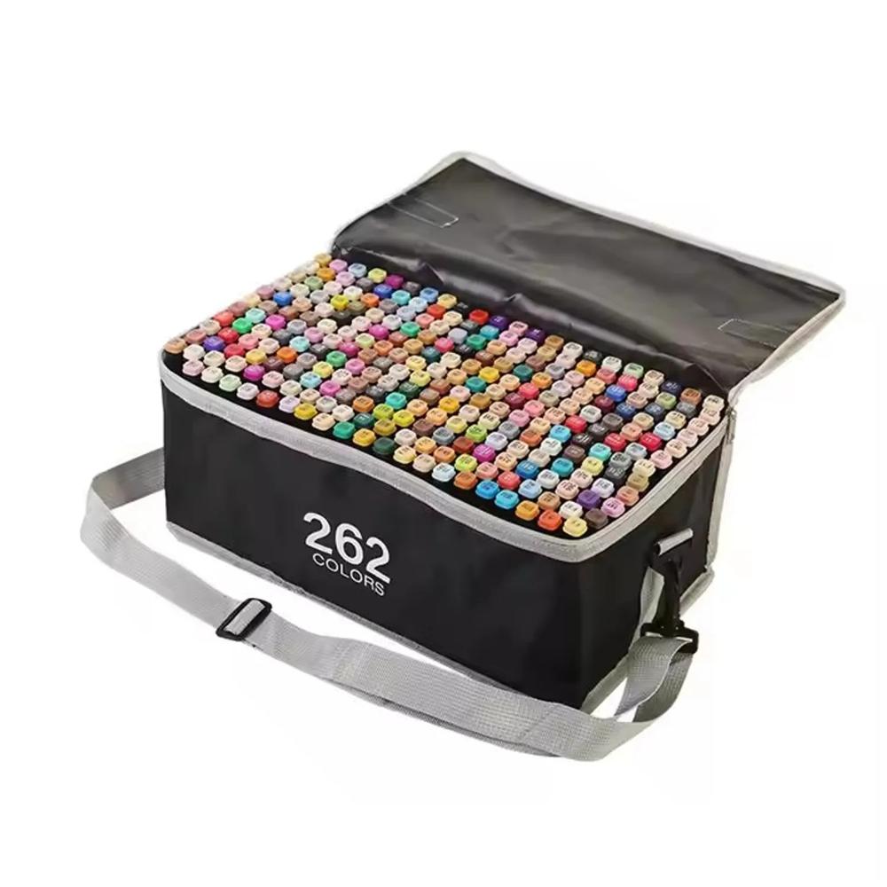 Plumones Doble Punta de 262 Unidades con Base