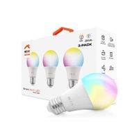 Foco LED inteligente WiFi NHB-C120M Pack3 Nexxt 220V RGB Regulador de brillo