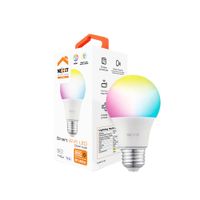 Bombilla LED inteligente WiFi Nexxt NHB-C120M 220V-A19 RGB Regulador de brillo