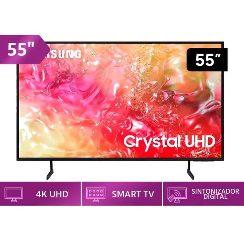 Televisor SAMSUNG CRYSTAL UHD 55 UHD 4K Smart TV UN55DU7000GXPE MAS Antena Digital