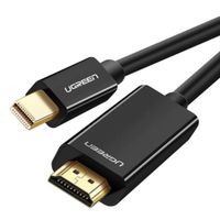 Cable Mini DP Male to HDMI Support 4K 1.5m Black Ugreen MD101 - 20848