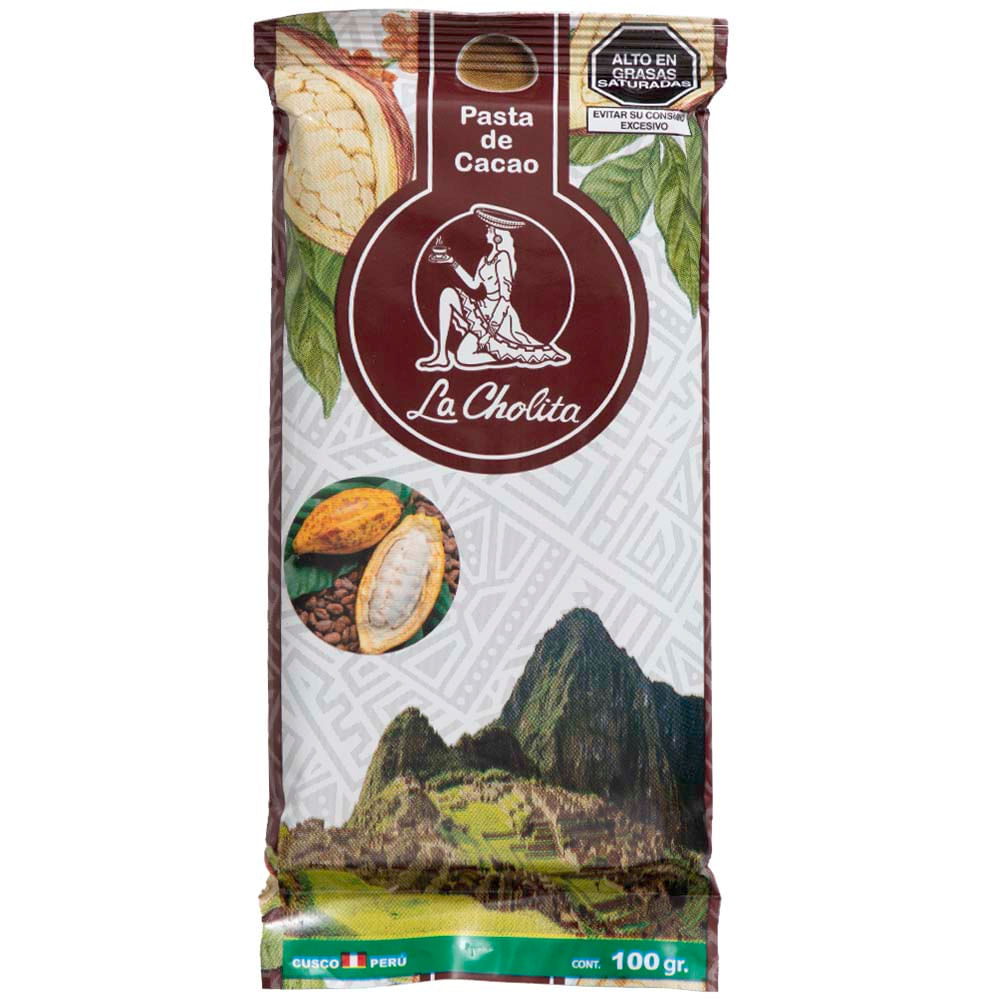 Pasta de Cacao LA CHOLITA Bolsa 100g