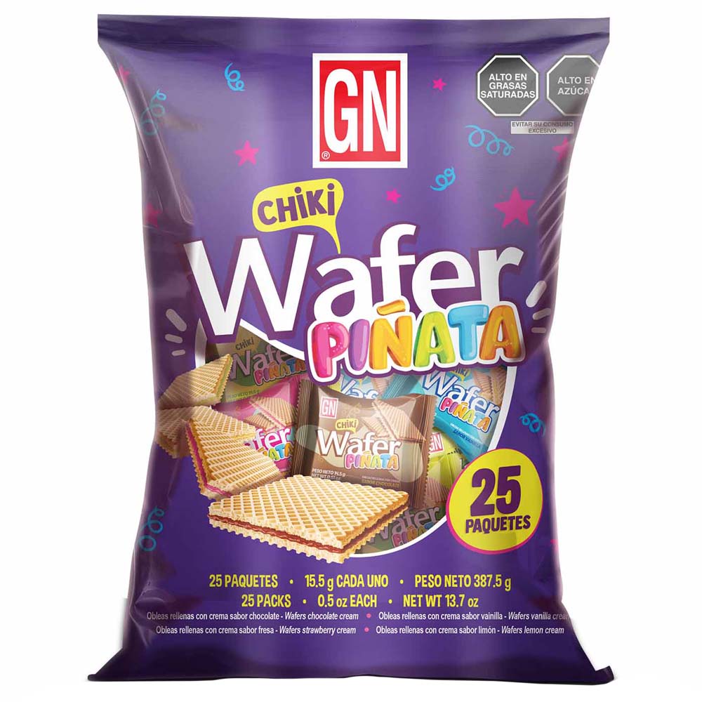 Chiki Wafer GN Piñata Bolsa 387.5g