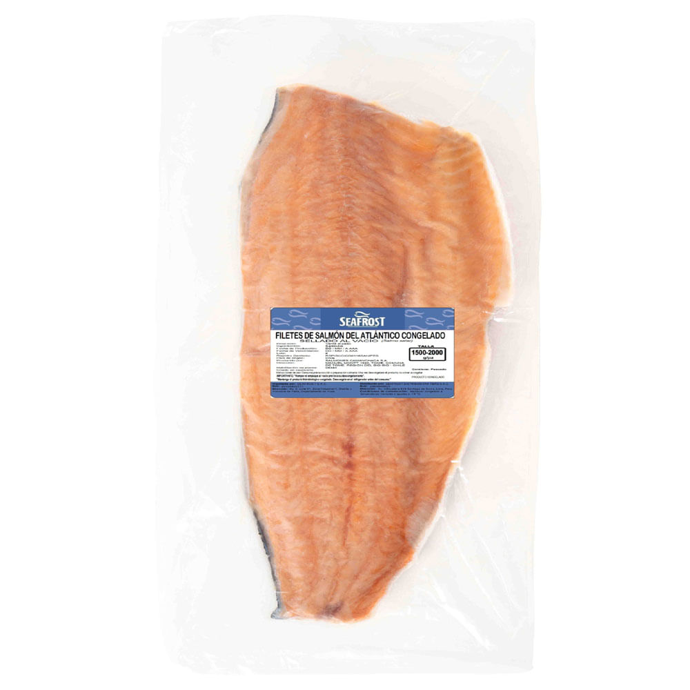Filete de Salmón SEAFROST con Pellejo IVP x Kg