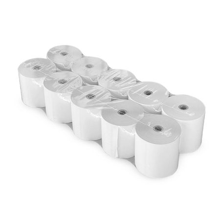 Papel Termico 10 Rollos 55 gr Contometro 80x80mm KALIPEL