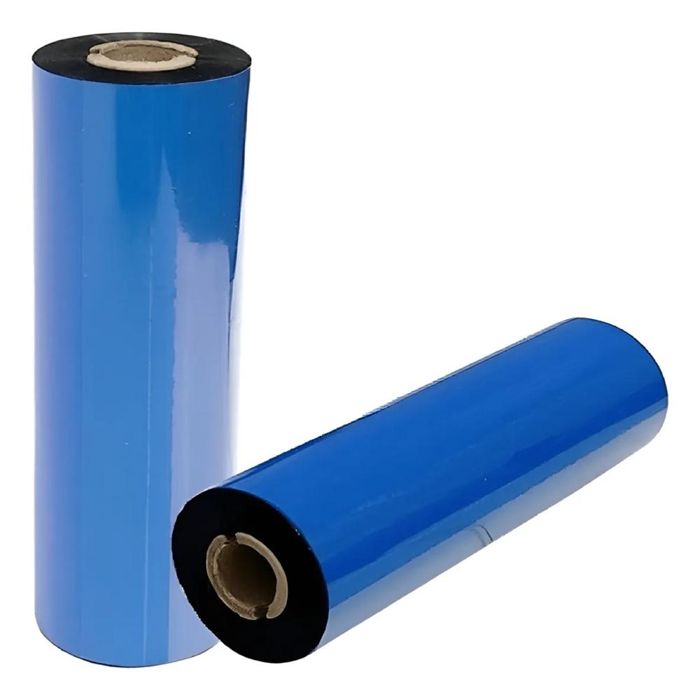 2 Cintas ribbon de resina negro ancho 110mm 74metros ink outside tuco media pulgada