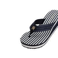 Sandalias para Mujer Tommy Hilfiger Modelo 8521 Color Azul Rayas Blancas
