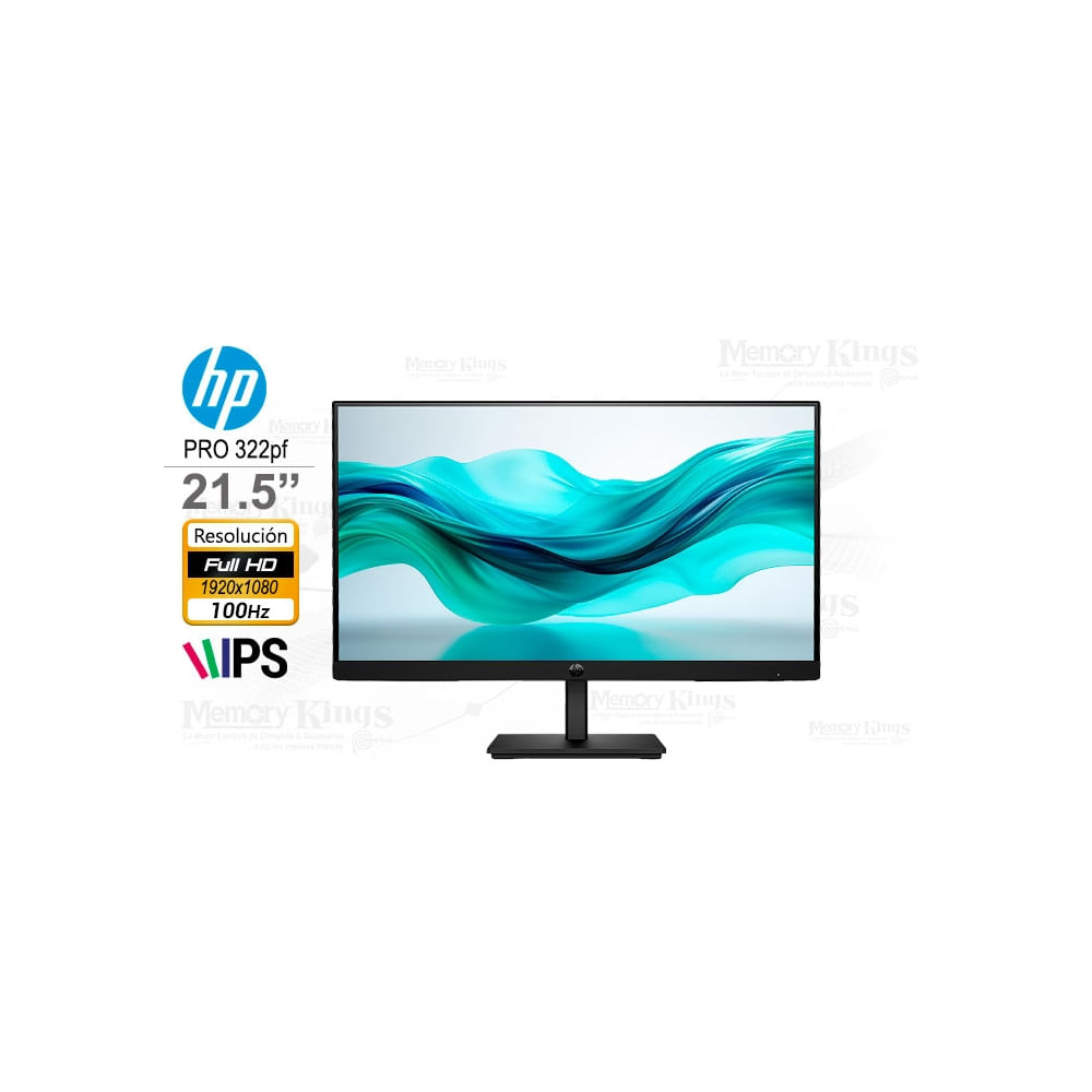 Monitor HP 215 Pro 322pf FHD IPS 100Hz Alta resolución y excelentes colores