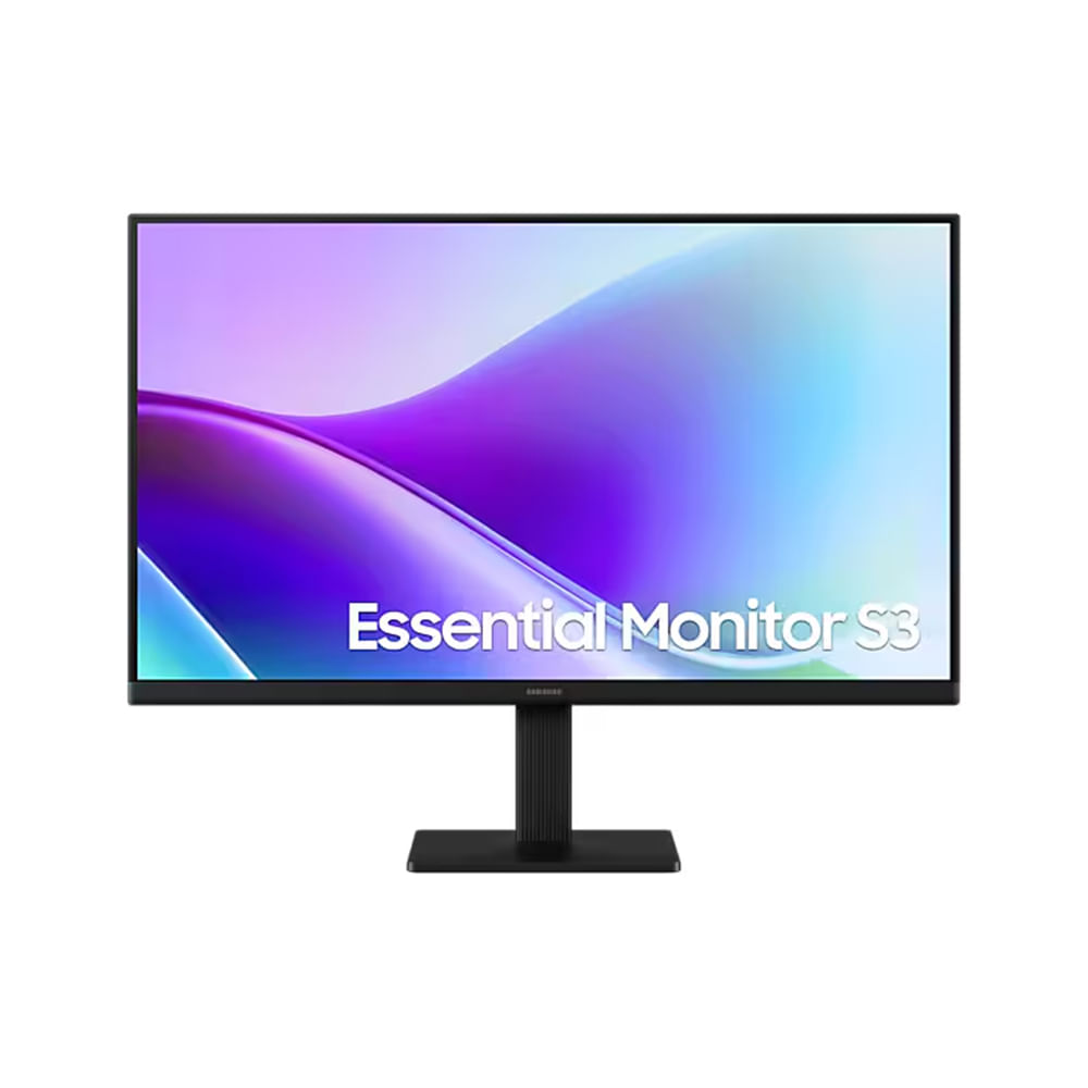 Monitor Samsung Essential S3 de 24 FHD IPS resolución clara y colores vibrantes para tu espacio d