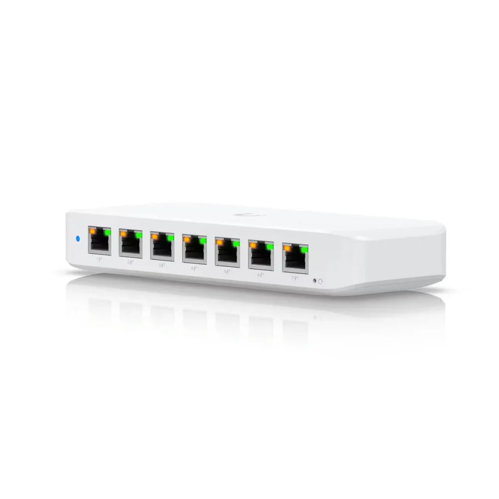 Ubiquiti Unifi Switch Ultra 8 puertos Gigabit PoE 60W compacto y versátil para montaje fácil