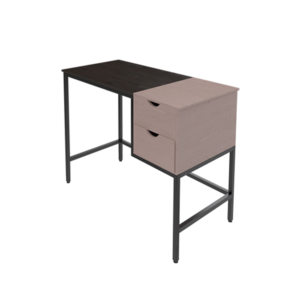 Escritorio Xtech XTFCD457 Marrón con Base Negra  Estilo Moderno y Gran Durabilidad para Tu Hogar