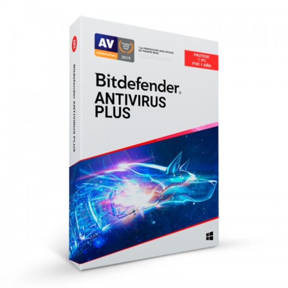 Bitdefender Antivirus Plus para 1 PC Licencia de 12 meses protección eficaz contra amenazas onli
