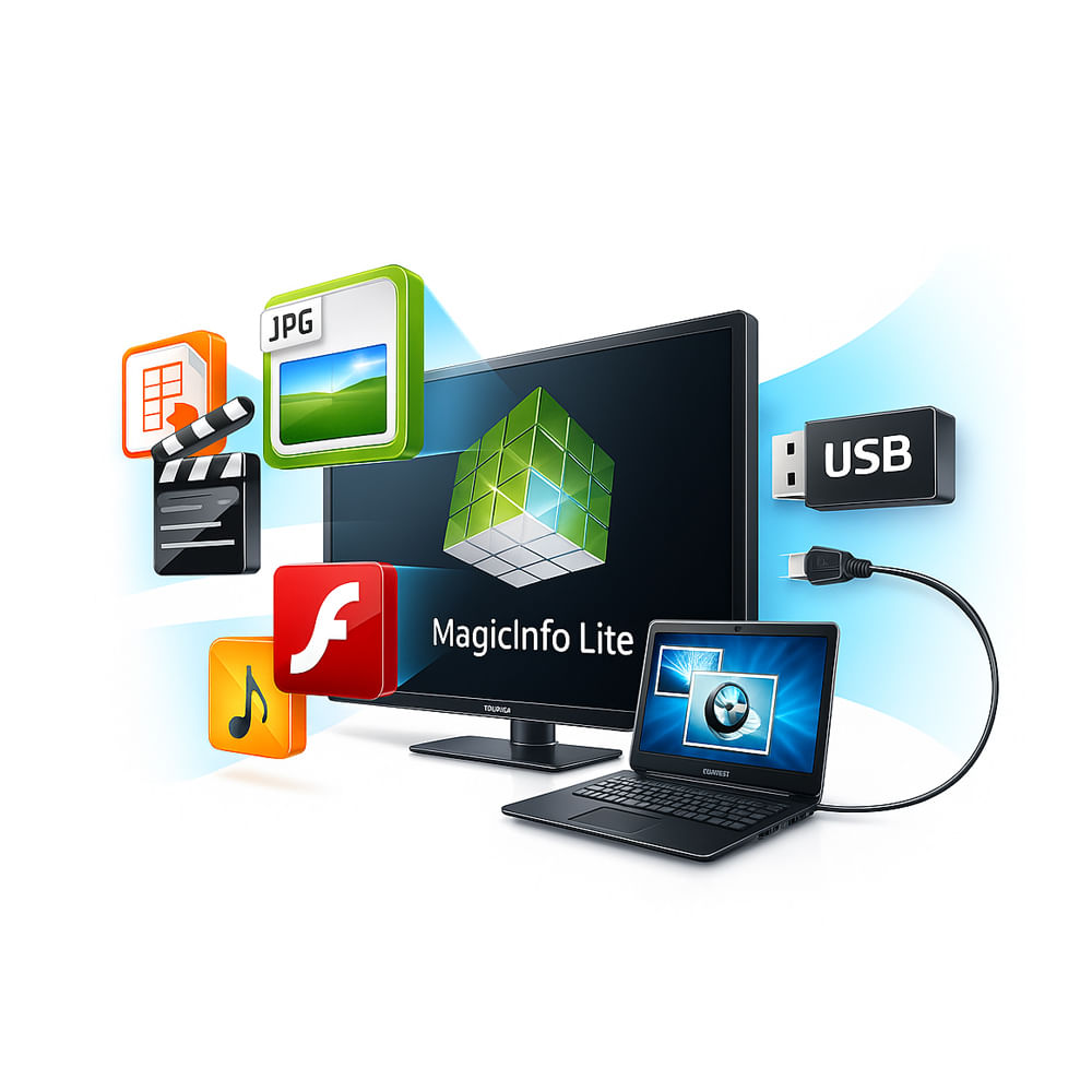 Gestor de Cartelería Digital Samsung MagicInfo S3 BWMIP30PS Conectividad y alto rendimiento