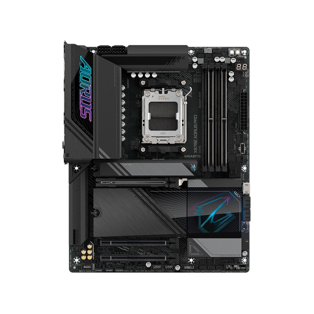Placa base GIGABYTE AORUS PRO X870E ATX para AMD AM5 alto rendimiento y chipset X870E