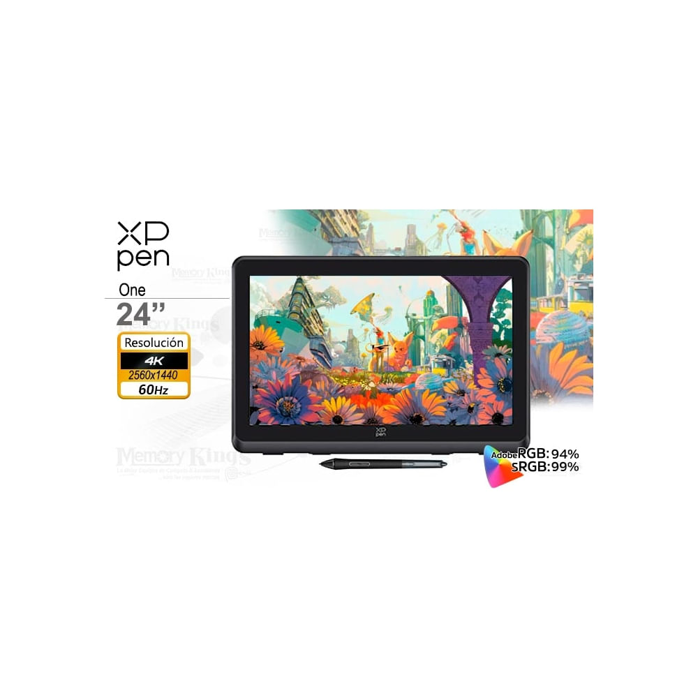 Pantalla XPPen Artist 24 Pro Gen2 4K  Tableta gráfica de 24 con alta resolución y gran precisión