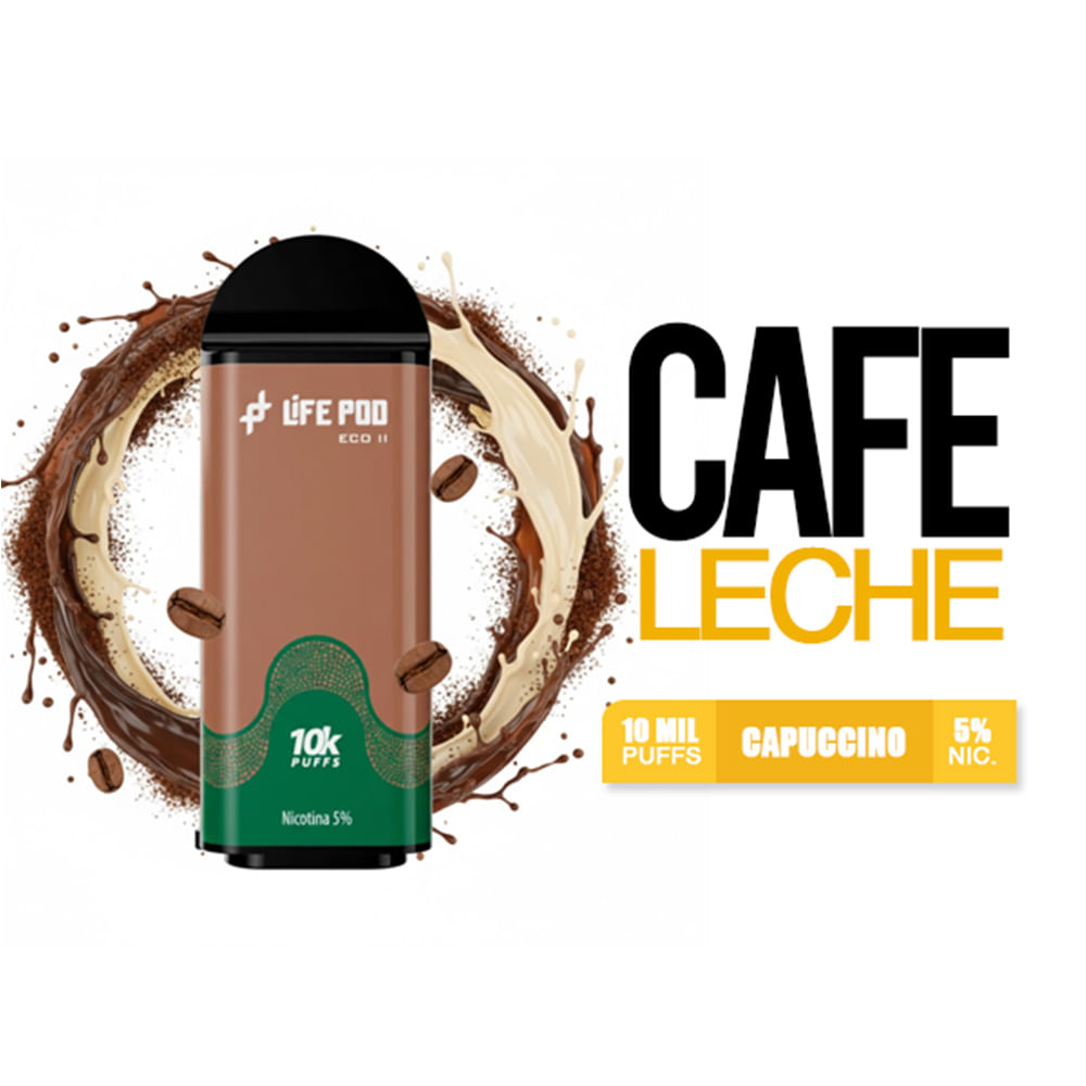 Cartucho Capuccino - Life Pod 10k Puffs
