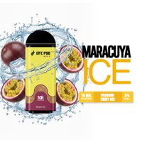 Cartucho Passion Fruit Ice - Life Pod 10k Puffs